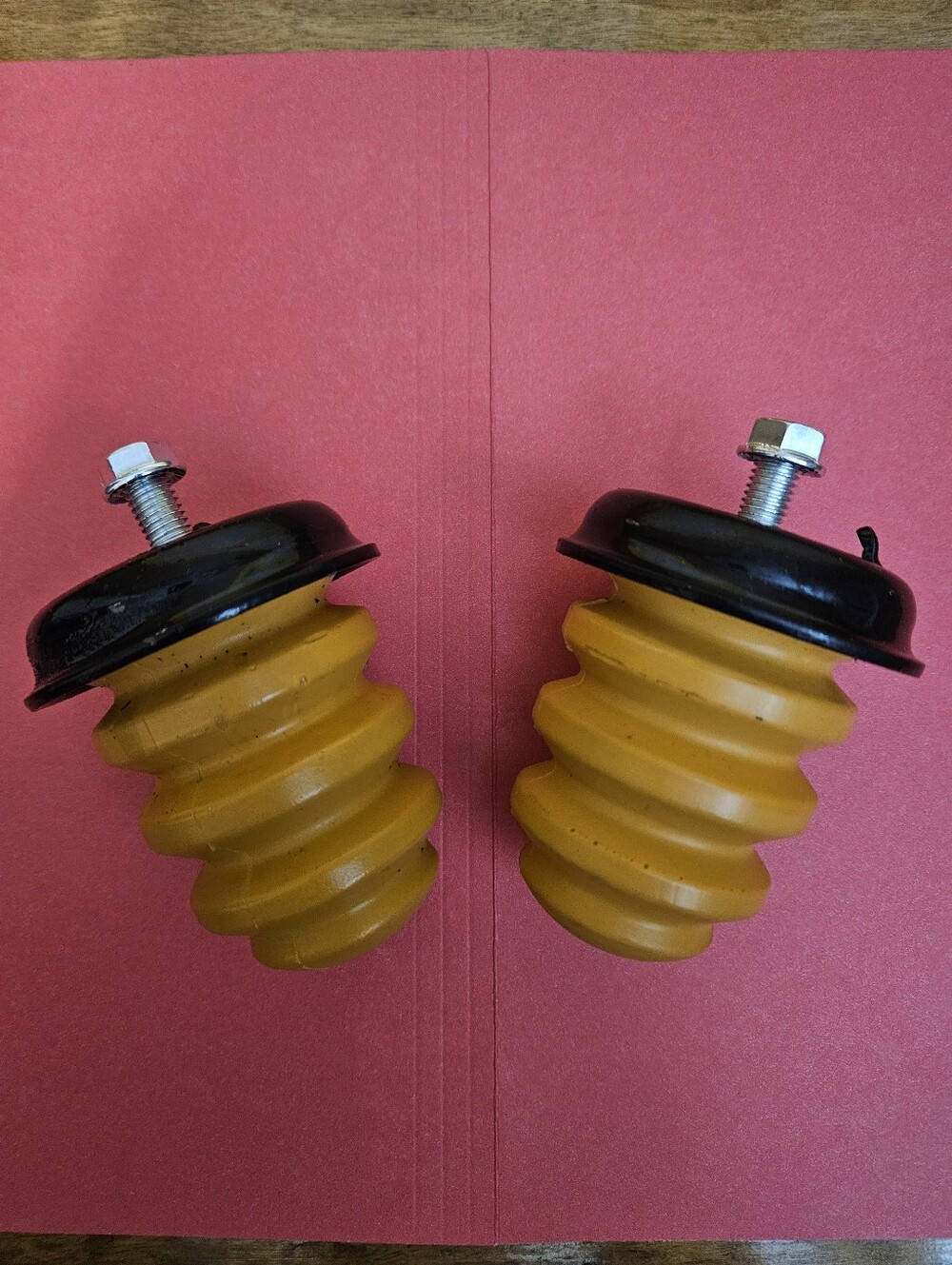 2011 GMC Sierra Yellow Pair of  Shock-Absorbing Under Truck